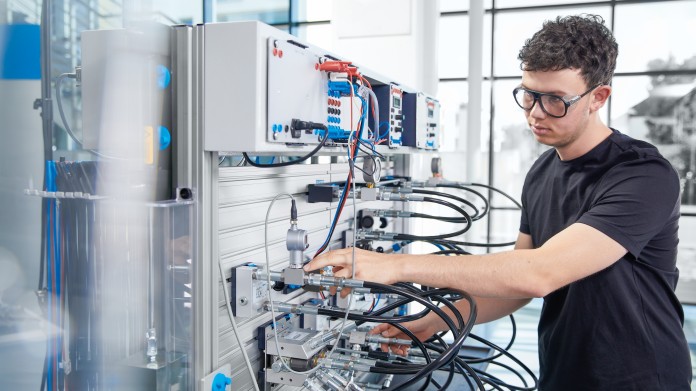 Montaje electroneumático